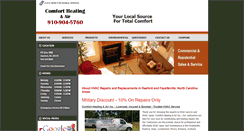 Desktop Screenshot of comfortheating-air.net